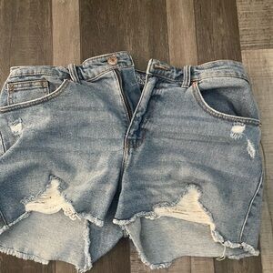 Denim shorts size 12